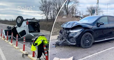 ДТП под Страшенами: "Нива" перевернулась на крышу, водитель - в больнице