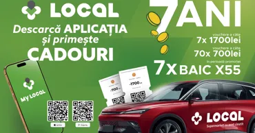 Local: Irina Jian a câștigat al 5-lea BAIC X55 în campania „Local – 7 ani” Ⓟ