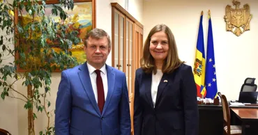 Reintegrarea Moldovei, discutată de Valeriu Chiveri cu ambasadorul Norvegiei