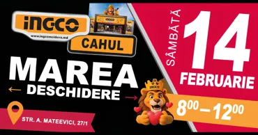 Ingco собирает Кагул на грандиозное открытие нового магазина Ⓟ