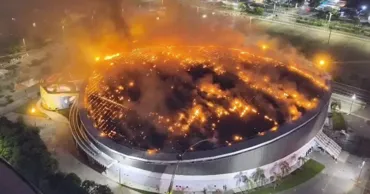 Олимпийский стадион в Бразилии загорелся в третий раз за восемь лет