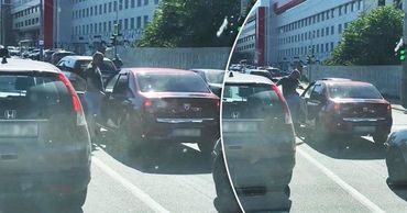 В столице водитель решил расквитаться с обидчиком в пробке. Коллаж: Point.md
