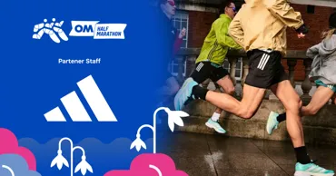 Adidas va echipa oficial staff-ul la OM Half Marathon 2026 Ⓟ