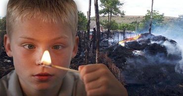В Леова дети играли со спичками и спровоцировали крупный пожар. Коллаж: Point.md