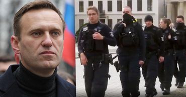 Американский телеканал впервые показал немецкую охрану Навального. Фото: Point.md.
