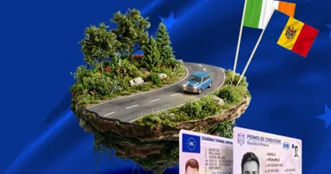 Moldovenii din Irlanda își pot preschimba permisul de conducere fără examene