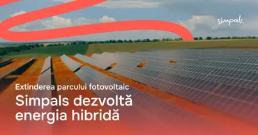 Simpals extinde parcul fotovoltaic cu un sistem de stocare a energiei de 15 MWh Ⓟ