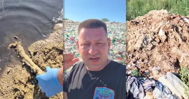 Deșeuri biologice lângă un izvor din Comrat. Garda de Mediu cere intervenții