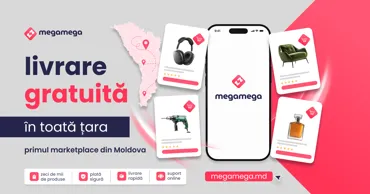 Megamega.md începe a livra gratuit în toată țara indiferent de costul comenzii Ⓟ