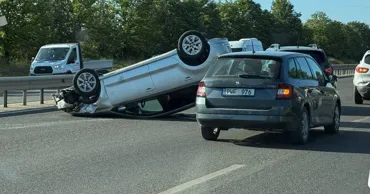 Авария возле Ставчен: перевернулся автомобиль, пострадала женщина-водитель