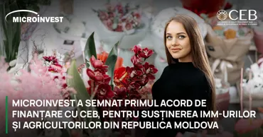 Microinvest semnează primul acord de finanțare cu CEB Ⓟ