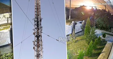 Упавший в Новоаненском районе дрон врезался в вышку сотовой связи