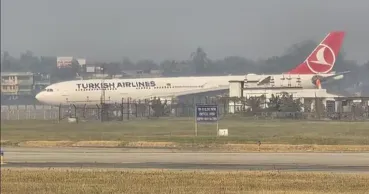 Самолет Turkish Airlines экстренно сел в Индии из-за возгорания двигателя