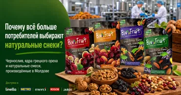 BivoFruit: Почему натуральные перекусы становятся всё популярнее в Молдове Ⓟ