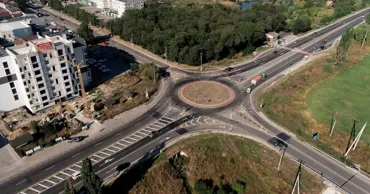 В Новых Аненах открыли круговую развязку за 2,78 миллиона леев