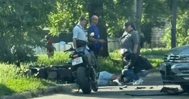 В Кишиневе произошло ДТП: мотоциклист доставлен в больницу