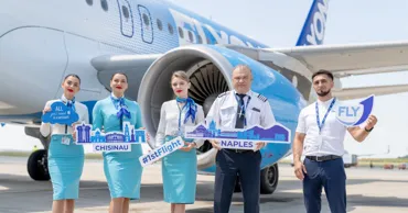 FlyOne запускает прямой рейс Кишинёв – Неаполь с 15 июля Ⓟ
