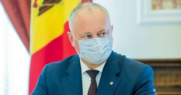 Додон призвали народ Молдовы строго соблюдать санитарные нормы.