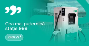 999 a deschis la Sculeni o stație ultra-fast de 240 kW Ⓟ