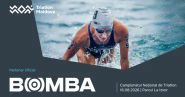 Bomba – partener oficial al Campionatului Național de Triatlon 2026 Ⓟ