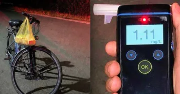 Beat criță la ghidonul unei biciclete: Un bărbat, oprit de carabinieri la Bălți