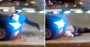 Un șofer de taxi a lovit un pasager agresiv la Chișinău