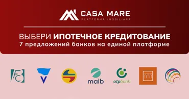 Casa Mare: Впервые в Молдове ипотечные кредиты в калькуляторе Ⓟ