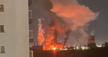 Explozie la București: Un incendiu de proporții a izbucnit la o termocentrală