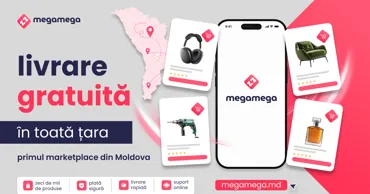 megamega.md începe a livra gratuit în toată țara, indiferent de costul comenzii Ⓟ