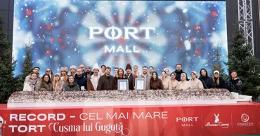 Port Mall: Национальный рекорд - самый большой торт «Шапка Гугуцэ» Ⓟ