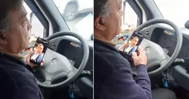Pasagerul unui microbuz din Capitală i-a făcut observație șoferului care se uita pe TikTok la volan
