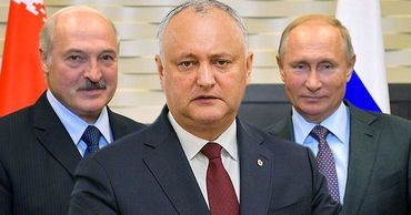 Тэбырцэ: Президенты Лукашенко и Путин являются образцами для Додона. Коллаж: Stiri.md
