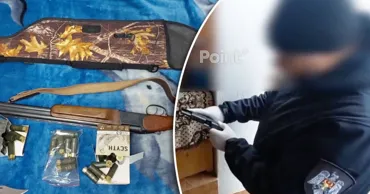 В Хынчештском районе мужчина стрелял в парня: он прятал дома арсенал оружия