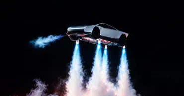 Tesla представила «летающий» электромобиль
