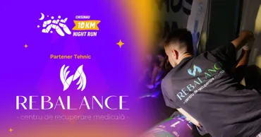 Rebalance devine partener al cursei Chisinau 10 km Night Run 2026 Ⓟ
