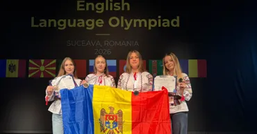 Bronz și trei mențiuni pentru elevii moldoveni la Olimpiada de Limba Engleză