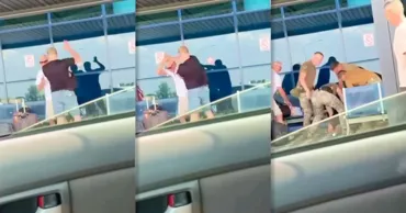 Scandal la Aeroport: Un bărbat beat și agresiv, imobilizat de polițiștii de frontieră