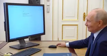 На видео голосования Путина обнаружили неактивированную Windows