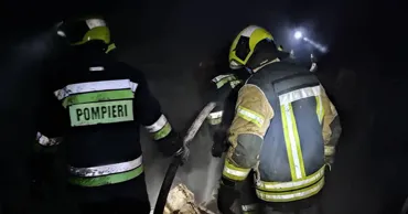 В Чореску пожар охватил пять вагончиков для рабочих