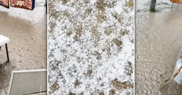 Ploi puternice și grindină au căzut în raionul Șoldănești