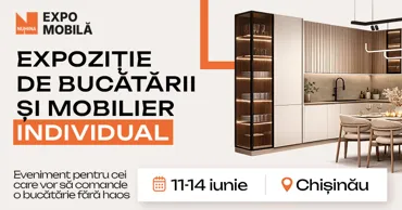 Numina: La Chișinău va avea loc expoziția de bucătării și mobilier personalizat Ⓟ