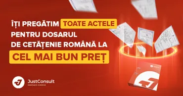 JustConsult: Pregătește-ți dosarul de cetățenie română la cel mai bun preț Ⓟ