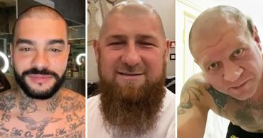 Флешмоб Кадырова поддержали Тимати и Емельяненко. Фото: Point.md.