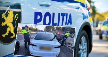 В Кишиневе водитель Skoda проигнорировал требование полиции и попытался скрыться