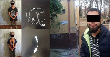 Полиция задержала троих человек, ограбивших 19-летнего парня в столице.
