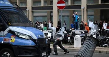 60 de polițiști, răniți la Milano în confruntările cu manifestanții pro-palestinieni