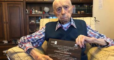 Думитру Комэнеску в возрасте 111 лет и 7 месяцев стал самым старым мужчиной на планете.