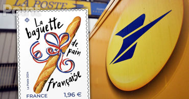 Почта Франции выпустила марки с ароматом багета