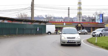 Водители маршруток не останавливаются на развязке у Северного вокзала.