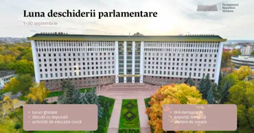 O lună dedicată democrației la Parlament: Ce activități sunt programate